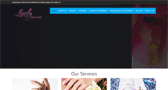 Desktop Screenshot of lovelynailsandspa.com